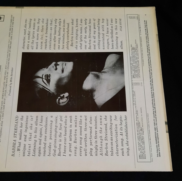 Barbra Streisand- The Second Barbra Streisand Album, Vinyl LP 1963 - Picture 5 of 7